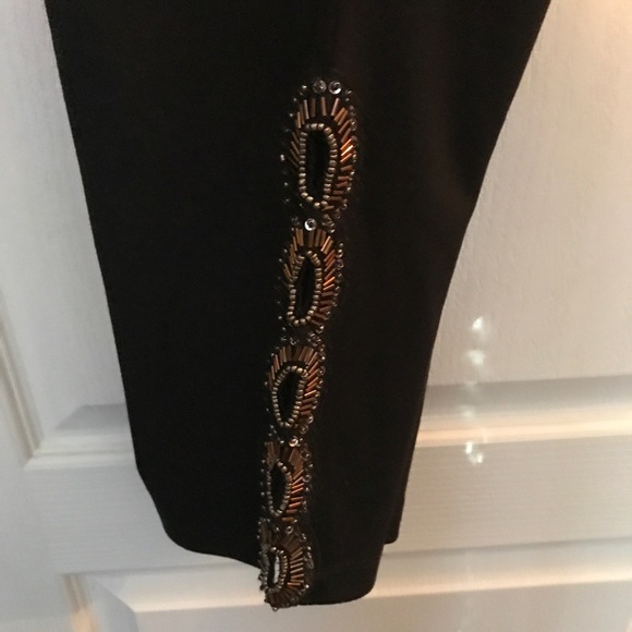 Women's Black Open Design Ankle Trim by Roaman's Size 22W - Picture 2 of 3